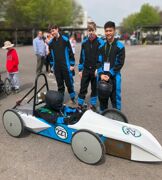 Goodwood electric car racing team