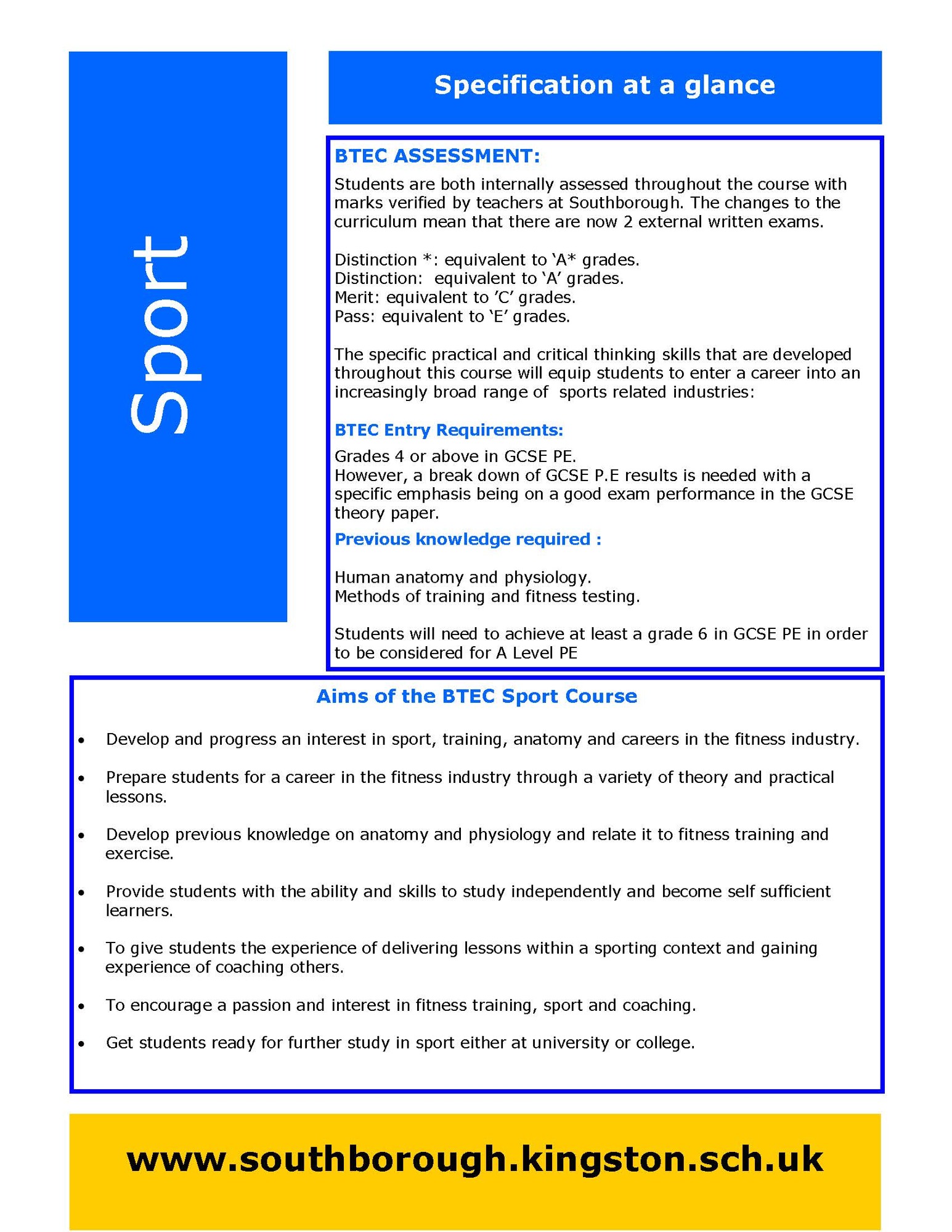 Pe btec sport level 3 page 2