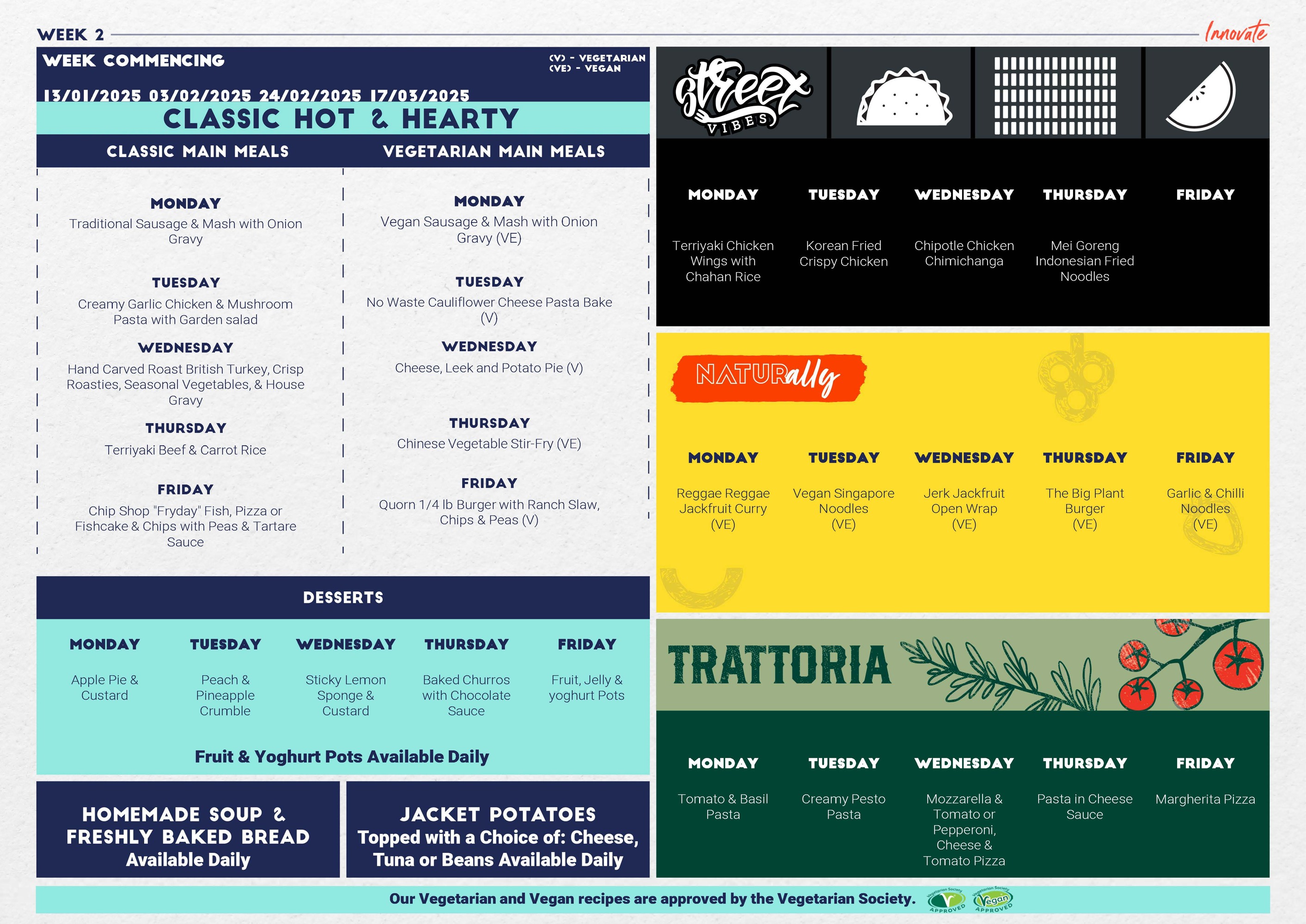 Innovate halal non halal restaurant menu page 2