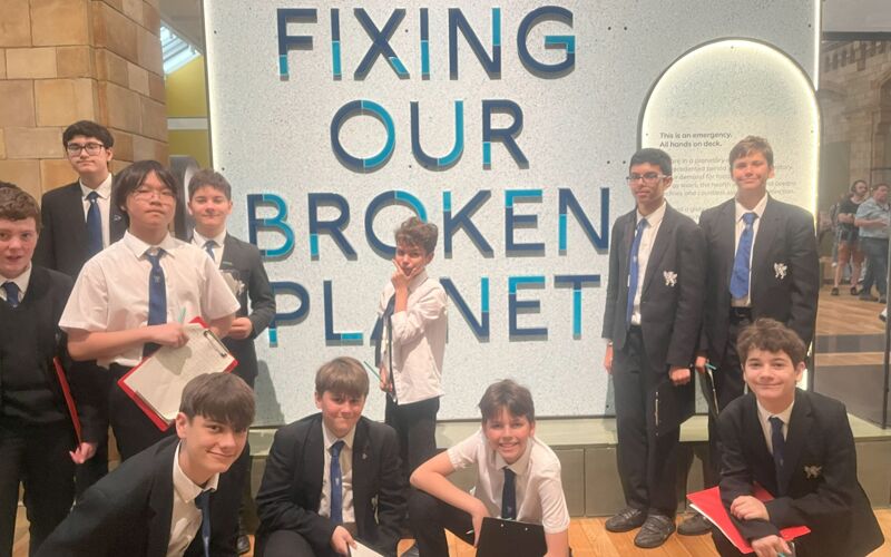 Super-curricular trip: 'Fixing Our Broken Planet'