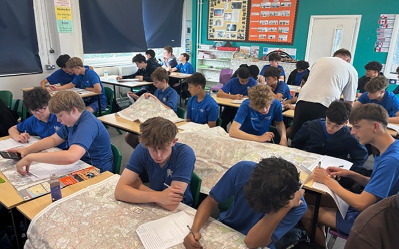 Year 10 geographers test hypotheses with fieldwork