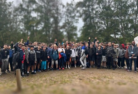 New Year 7 students enjoy team-building trip to Walton Firs Activity Centre – and put our core values into action!