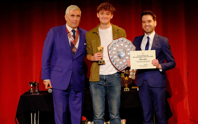 Year 11 student Alfie wins prestigious  Young Close-Up Magician of the Year 2025 Award
