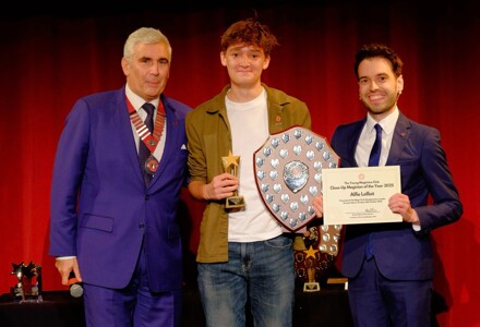 Year 11 student Alfie wins prestigious  Young Close-Up Magician of the Year 2025 Award