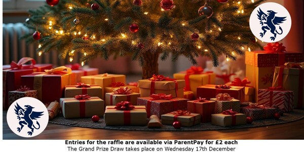 Get your entries for the PTA Christmas Raffle!