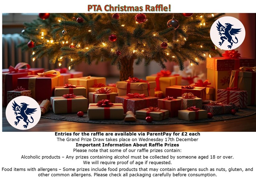 Pta xmas raffle 2025