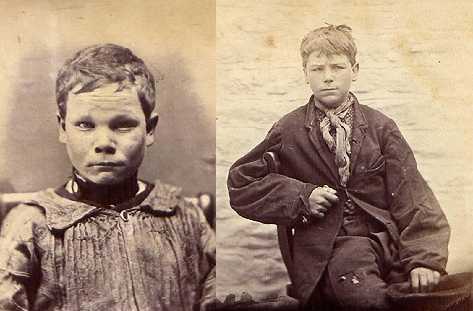 Victorian child criminals mugshots small